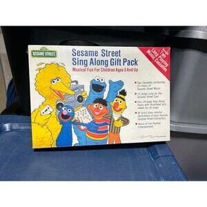 Vintage Sesame Street sing along gift pack